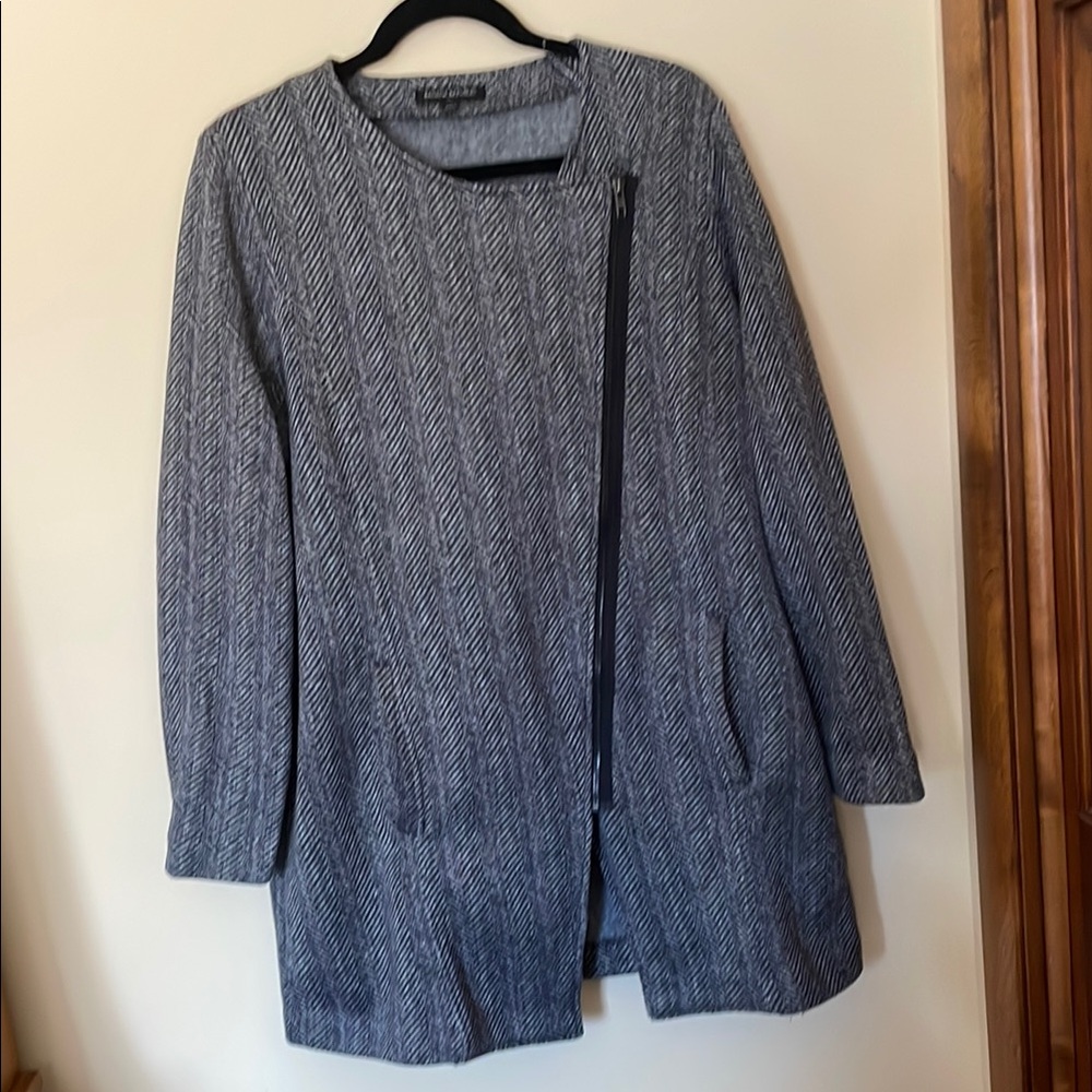 Gray Herringbone Women's Jacket